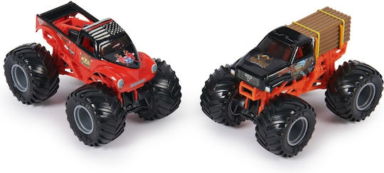 Set Monster Jam 2 Camioane Metalice Toporul Tăietorului de Lemne Scară 1:64