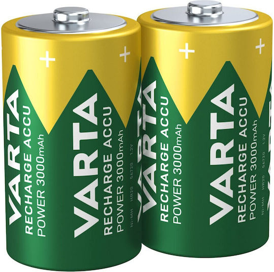 Varta Rechargeable Accu Rechargeable Battery D Ni-MH 3000mAh 1.2V 2pcs