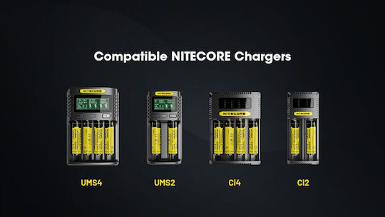 NiteCore Επαναφορτιζόμενη Μπαταρία 18650 4000mAh 3.6V 1τμχ