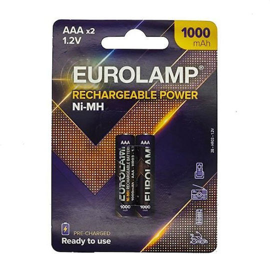 Eurolamp Επαναφορτιζόμενες Μπαταρίες AA Ni-MH 2400mAh 1.2V 2τμχ