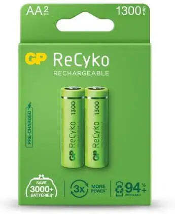 GP Batteries Презареждащи батерии AA 1300mAh 1.2V 2бр