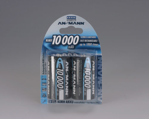 Ansmann Baterii Reîncărcabile D Ni-MH 10000mAh 1.2V 2buc