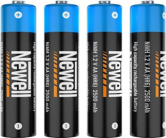 Newell Rechargeable Battery AA Ni-MH 2500mAh 1.2V 4pcs