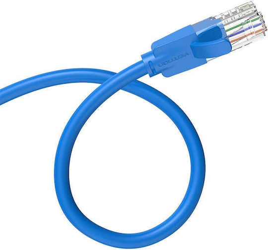 Vention U/UTP Cat.6 (Gigabit) Καλώδιο Δικτύου Ethernet 2m Μπλε