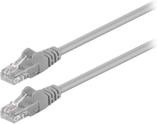 Astrasat U/UTP Cat.6 (Gigabit) Καλώδιο Δικτύου Ethernet 0.5m Γκρι