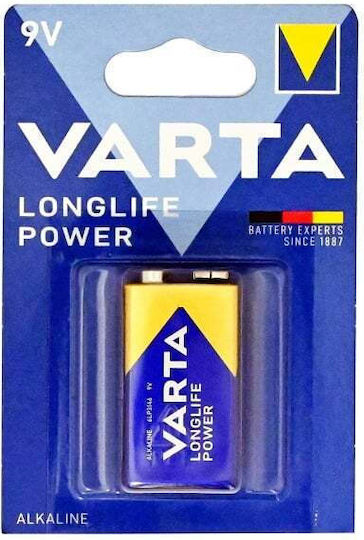Varta LongLife Power Αλκαλική Μπαταρία 9V 1τμχ
