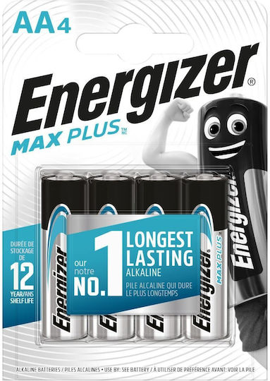 Energizer Max Plus Baterii Alcaline AA 1.5V 4buc