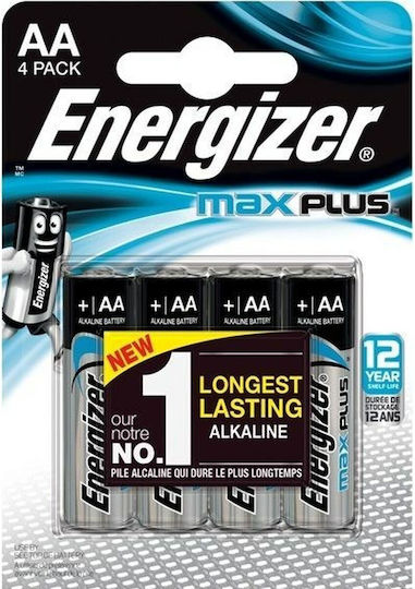 Energizer Max Plus Baterii Alcaline AA 1.5V 4buc