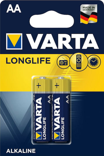 Varta LongLife Алкални Батерии AA 1.5V 2бр