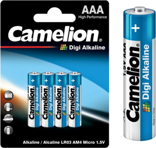 Camelion Digi Αλκαλικές Μπαταρίες AAA 1.5V 4τμχ