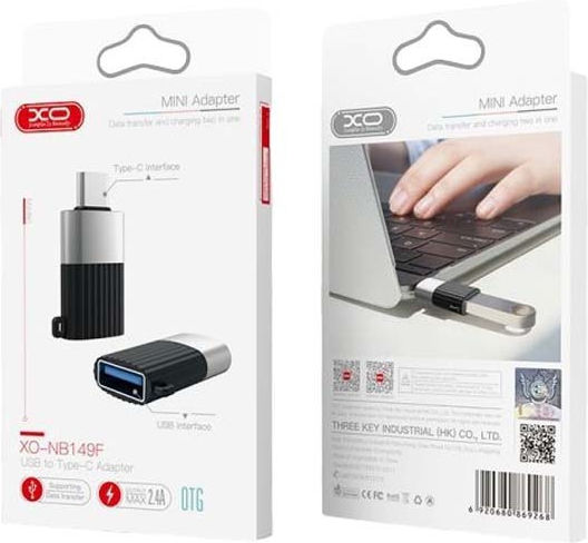 XO Nb149-d Konverter Blitzschlag männlich zu USB-C weiblich 1Stück