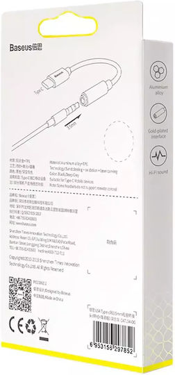 Baseus L54 Konverter USB-C männlich zu 3.5mm weiblich Gray 1Stück
