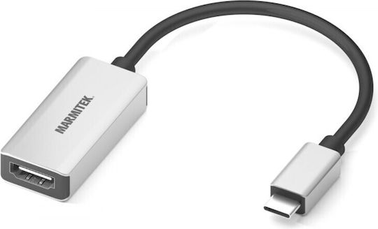 Marmitek Μετατροπέας USB-C male σε VGA female Ασημί (8370)