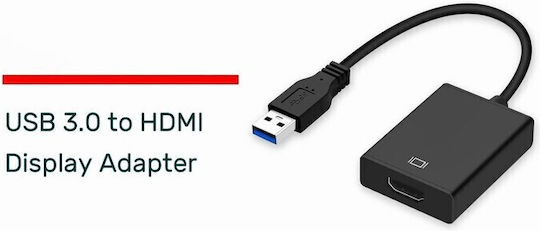 PremiumCord Конвертор HDMI мъжки към USB-A женски 1бр khcon-08