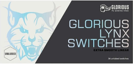 Glorious PC Gaming Race GAKC-198 Keyboard Switches 36 Switches Lynx Lubed Pack GAKC-198