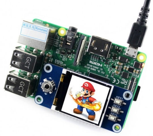 Waveshare Pi Display LCD 1.44" HAT 128x128