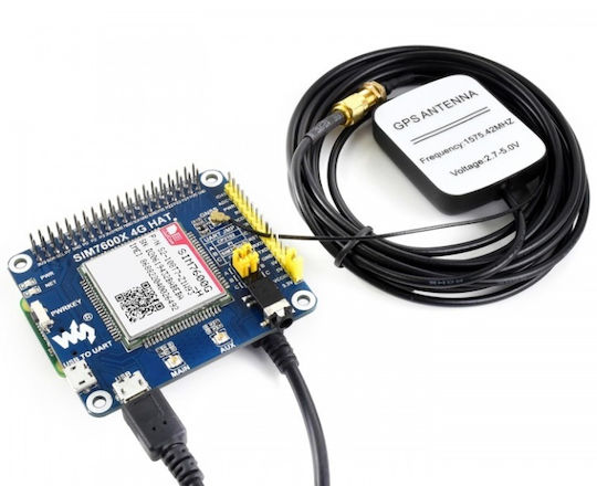 Waveshare 4G GSM/GPRS/GNSS HAT - LTE CAT4 (17372)