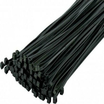 Sapiselco Кабелни Аксесоари Пластмасови 250mmx3.5mm в Черен Цвят 100 бр SEL.3.216