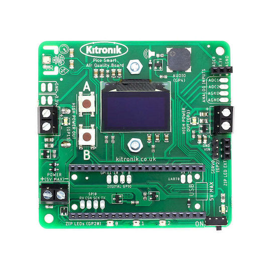 Kitronik Pico Air Quality Datalogging Board (5336)
