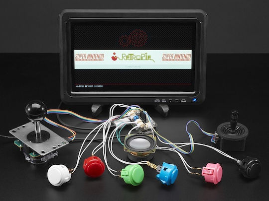 Adafruit Arcade Bonnet for Raspberry Pi with JST