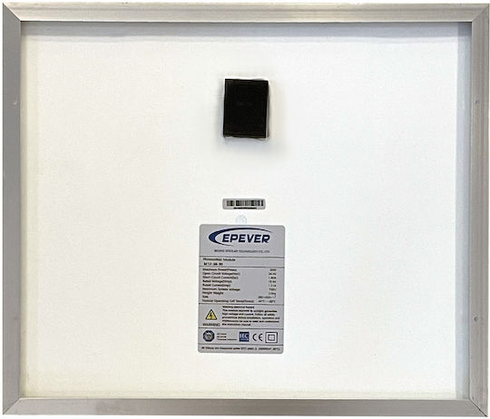 Epsolar M-30w Monocrystalline Solar Panel 30W 12V 380x450x17mm