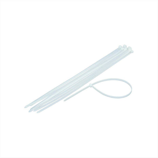 EM Group Legături Cablu Din Plastic 390mmx4.5mm În Culoare Albă 100 Buc BMB3948/5218