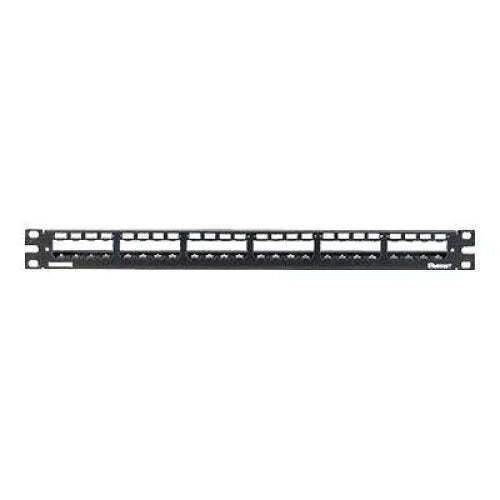 Panduit Shielded Patch Panel for Rack 1U 19" with 24 Ports Black