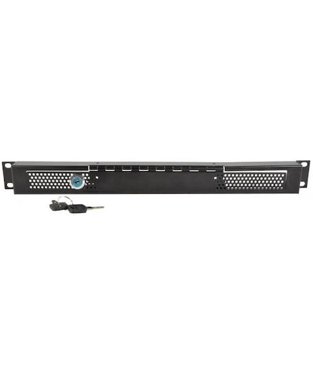 Adastra Patch Panel για Rack 1U 19" Γκρι