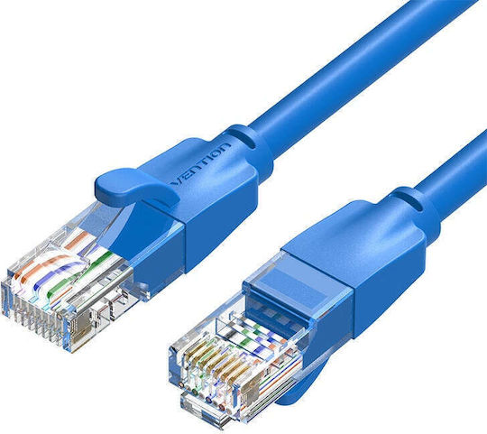Vention Direct Attach Copper Cat.6 (Gigabit) Καλώδιο Δικτύου Ethernet 0.5m Μπλε