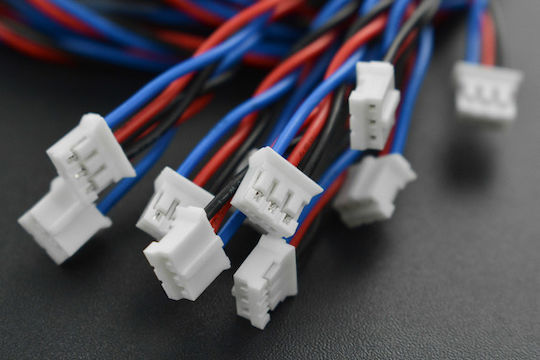 DFRobot Καλώδιο Αναλογικού Αισθητήρα για Arduino - 0.5m 10τμχ