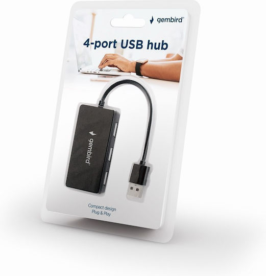 Gembird USB Хъб с 4 USB 2.0 Порта и USB-A Връзка