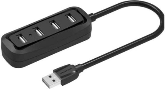 Vention USB 2.0 4 Port Hub with USB-A Connection