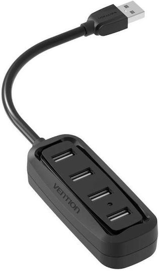 Vention USB 2.0 4 Port Hub with USB-A Connection