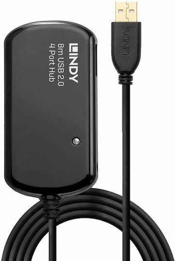Lindy Hub 4 Θυρών USB 2.0 με σύνδεση USB-A