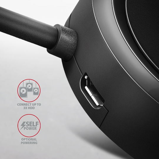 Axagon Hub 4 Porturi USB 3.2 cu Conectare USB-A
