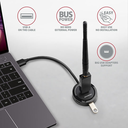 Axagon Hub 4 Porturi USB 3.2 cu Conectare USB-A