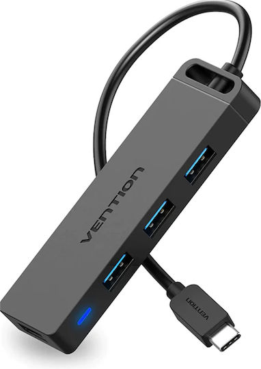 Vention 5 Port USB 3.0 Hub with USB-C Connection