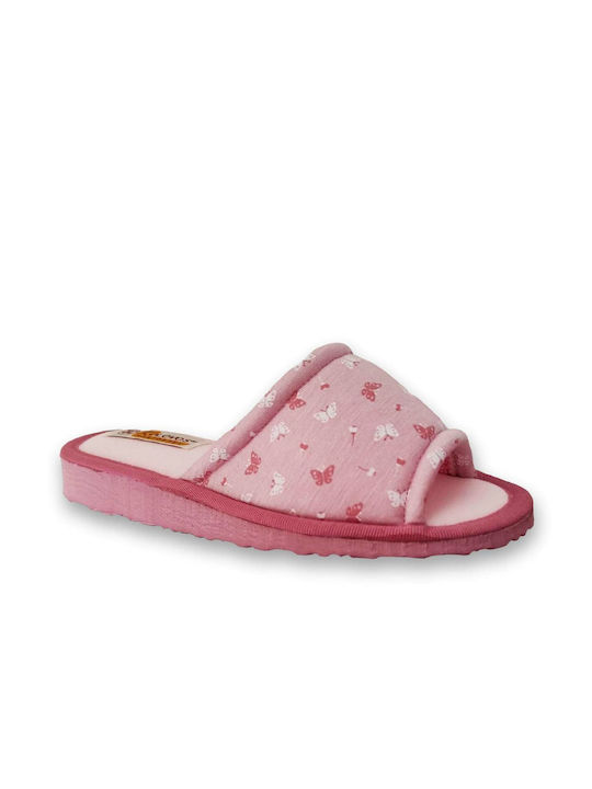 Kolovos Women's Slipper Light Pink