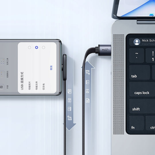 Mcdodo USB 2.0 Cable USB-C male - USB-A 100W PD Μαύρο 1.2m CA-3340