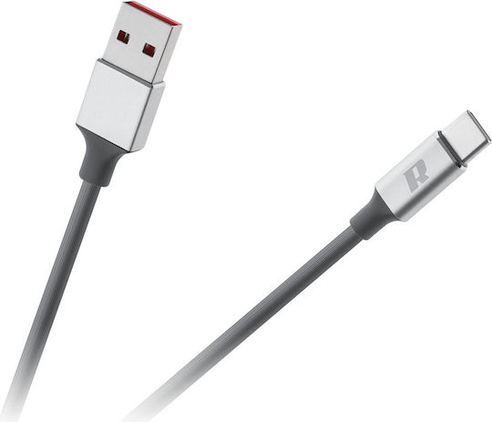 Rebel USB 3.0 Cable USB-C male - USB-A Μαύρο 2m RB-6011-200-B