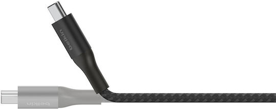 Belkin Boost Charge USB 2.0 Cable USB-C male - USB-C 240W PD Μαύρο 1m CAB015BT1MBK