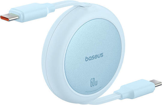 Baseus Mini USB 2.0 Kabel USB-C männlich - USB-C 60W PD Blau 1m P10364500311-01