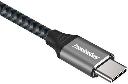 PremiumCord Regular USB 2.0 Cablu USB-C bărbătesc - USB-C 60W Negru 0.5m (ku31cr05)