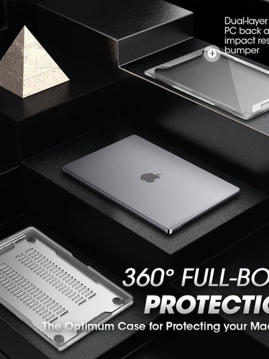 Supcase Unicorn Beetle Pro Cover for Apple Macbook Pro 16 M1 M2 M3 2021-2023 Transparent