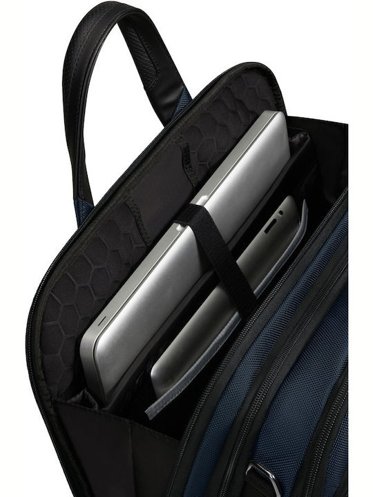 Samsonite Pro-DLX 6 Waterproof Shoulder / Handheld Laptop Bag 17.3" with USB Port in Blue Color