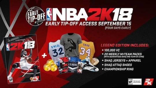 NBA 2K18 Legend Edition Xbox One Game