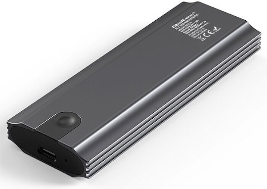 Qoltec Case for Hard Drive M.2 SATA III with Connection Type-C