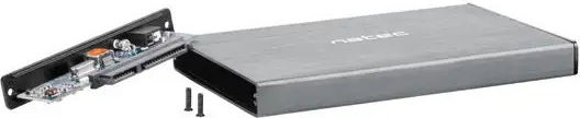 Natec Rhino Go Case for Hard Drive 2.5" SATA III with Connection USB 3.0 Gray NKZ-1281