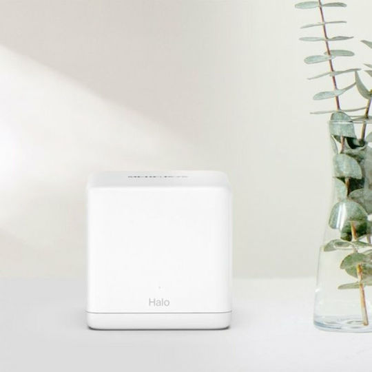 Mercusys Halo H60X v1 WiFi Mesh Network Access Point Wi‑Fi 6 Dual Band (2.4 & 5GHz) in Triple KIt White