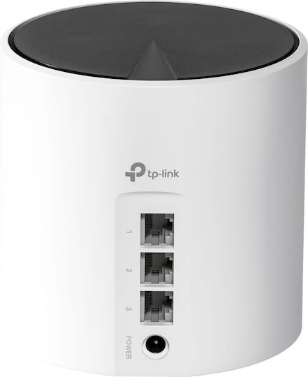 TP-LINK Deco X55 v1 WiFi Mesh Network Access Point Wi‑Fi 6 Dual Band (2.4 & 5GHz) σε Τριπλό Kit Λευκό